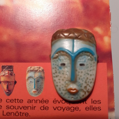 Feve lenotre 2002 masque tribu - feve,