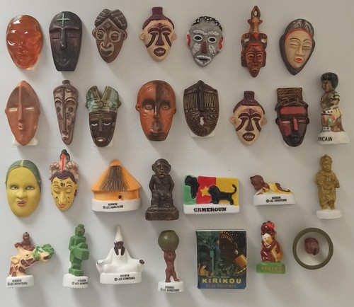 Lot fèves masques - de,