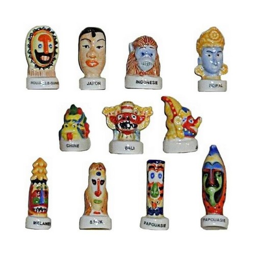 Masques asie fèves série - masques, d'asie